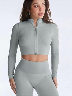 Set Active Sculpteflex Sculpt Zip up in Rain